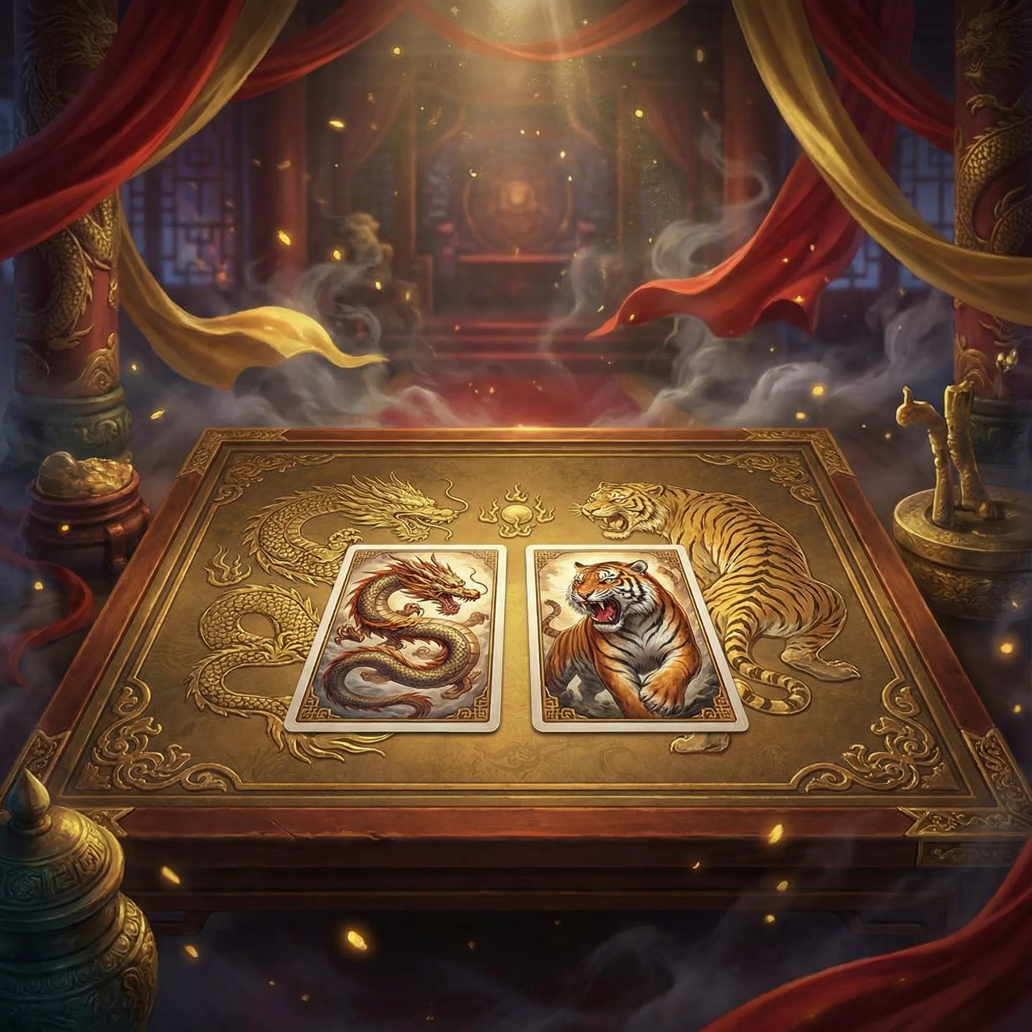 龙虎斗快速对决游戏界面